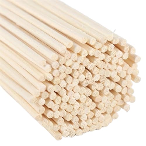 HolzstäBe FüR Das Kunsthandwerk 20-50Pcs Natürliche Rattan Material Handgemachte Weben Handwerk Cane Stick DIY Home Möbel Ornament DIY Holzbearbeitung Rattan Bastelmaterial Holz(3.0mm X 200mm -50pcs) von SHBHWS