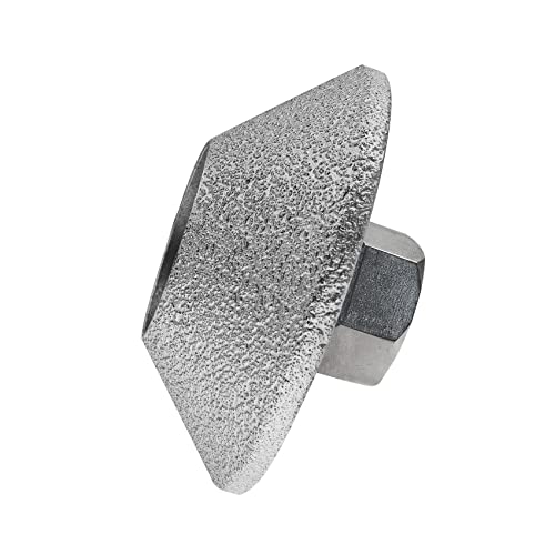 SHDIATOOL Diamant-Schleifprofilscheibe 75 mm konvexe Kurvenkante Handschleifscheibe Nut für Stein Marmor Granit Höhe 20 mm von SHDIATOOL