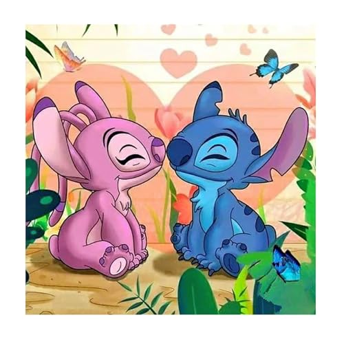 SHEGZHUC Diamond Painting 30x30cm 5D Diamant Painting Malen nach Zahlen Liebe Schmetterling Cartoon Diamant Malerei Kunst Stickerei Kreuzstich Bilder Geschenk Wanddekoration von SHEGZHUC