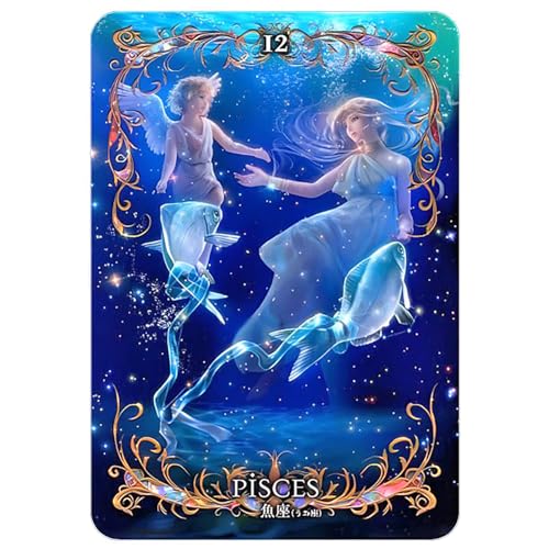 SHEGZHUC Diamond Painting Sternzeichen Fische 30x40cm 5D Diamant Painting Sternzeichen Fische Diamond Painting Tiere Fische Diamant Malerei Kunst Stickerei Kreuzstich Bilder Geschenk Wanddekoration von SHEGZHUC