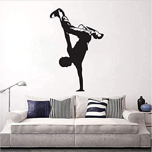 Hip Hop Dance Urban Dancer Vinyl Wandaufkleber Wohnkultur Wohnzimmer Kunstwand Tapete 43X66Cm von SHENGWW