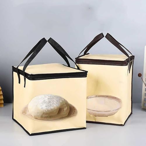 SHENJIA Dough Proofer with Heater, Three Gear Adjustment Proofing Box, Reusable Sour Dough Starter Jar, Sourdough Bread Making Tools Kit, Low-Temperature Heating for Making Bread, Yogurt von SHENJIA