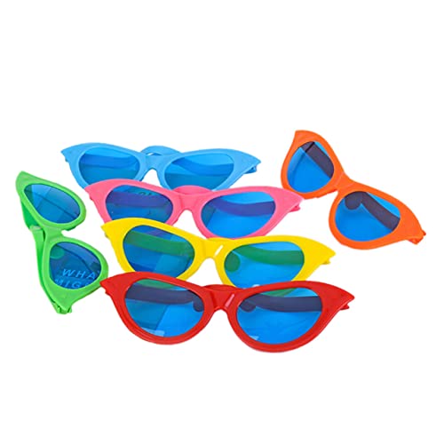 SHERCHPRY 6st Lustige Brille Große Brillen Kinderbrille Brille Für Kinder Übergroße Sonnenbrille Kostümbrille Übergroße Brille Dekorative Brillen Lustige Partybrillen Lustige Sonnenbrille von SHERCHPRY