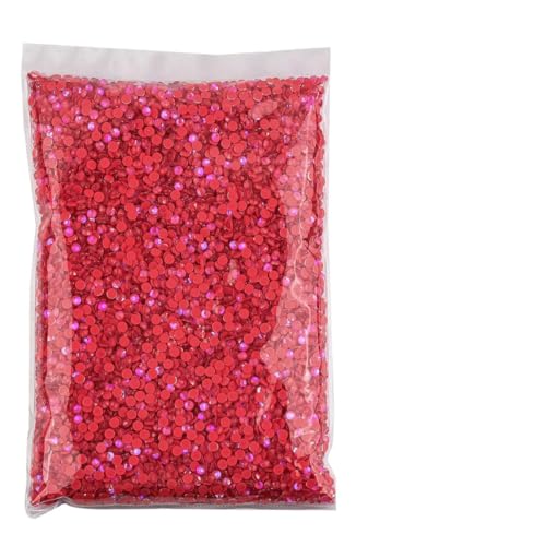 14400 Stück Großhandel SS3-SS30 Hot Pink Glitter Kristall Nicht Hot Fix Strasssteine Glas Strass für Kleidungsdekorationen-Siam leuchtend-SS12-14400 Stück von SHHEG