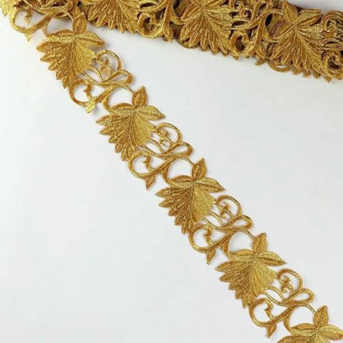 4 Yard/Lot Gold Silber Cos Kostüm Stickerei Spitzenbesatz Band Bühnenkleid Performance Kleidung DIY Applikation Patch Zubehör-08 Gold 6,5 cm breit-4 Yards pro Stück 4 Yard/Lot Gold Silber Cos Kostüm Stickerei Spitzenbesatz Band Bühnenkleid Performance Kleidung DIY Applikation Patch Zubehör-08 Gold 6,5 cm breit-4 Yards pro Stück von SHHEG