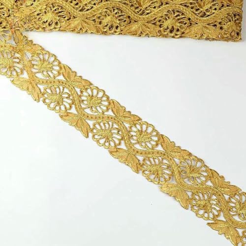 4 Yard/Lot Gold Silber Cos Kostüm Stickerei Spitzenbesatz Band Bühnenkleid Performance Kleidung DIY Applikation Patch Zubehör-09 Gold 6 cm breit-4 Yards pro Stück 4 Yard/Lot Gold Silber Cos Kostüm Stickerei Spitzenbesatz Band Bühnenkleid Performance Kleidung DIY Applikation Patch Zubehör-09 Gold 6 cm breit-4 Yards pro Stück von SHHEG