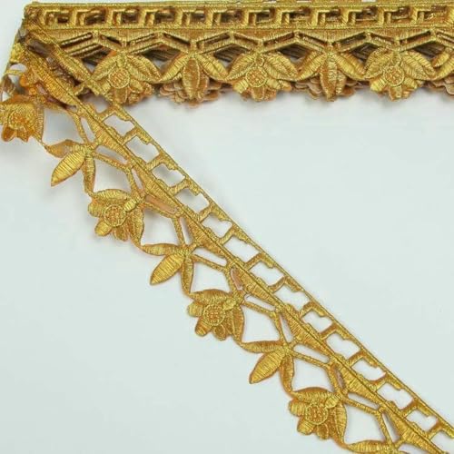 4 Yard/Lot Gold Silber Cos Kostüm Stickerei Spitzenbesatz Band Bühnenkleid Performance Kleidung DIY Applikation Patch Zubehör-37 Gold 5 cm breit-4 Yards pro Stück 4 Yard/Lot Gold Silber Cos Kostüm Stickerei Spitzenbesatz Band Bühnenkleid Performance Kleidung DIY Applikation Patch Zubehör-37 Gold 5 cm breit-4 Yards pro Stück von SHHEG