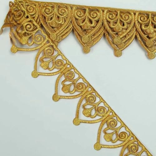 4 Yard/Lot Gold Silber Cos Kostüm Stickerei Spitzenbesatz Band Bühnenkleid Performance Kleidung DIY Applikation Patch Zubehör-39 Gold 7 cm breit-4 Yards pro Stück 4 Yard/Lot Gold Silber Cos Kostüm Stickerei Spitzenbesatz Band Bühnenkleid Performance Kleidung DIY Applikation Patch Zubehör-39 Gold 7 cm breit-4 Yards pro Stück von SHHEG