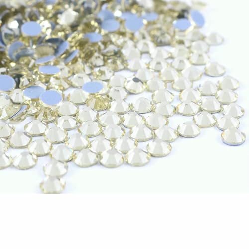 Bulk 100 Brutto Kristall ab Großhandel Luxus Hotfix Strass SS6-SS20 Kristall Hot Fix Strass Eisen auf Steine-121-5mm(SS20)-14400pcs von SHHEG