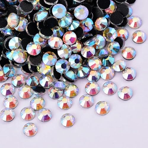 Glitzernde Kristall-Hot-Fix-Strasssteine, Strass-DIY-Nähzubehör, Kristalle, Diamanten für Kleidung, Kleider, Vestidos-Kristall ab-SS30-288 Stück von SHHEG