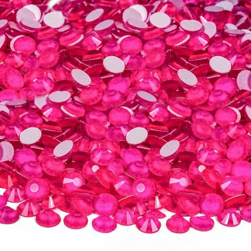Nachtleuchtende Glitzer-Strasskristalle mit flacher Rückseite, nicht Hotfix-Strasssteine, Brillantina, Neon-Strass, Nagelkunst-Dekorationen – P101 Rose Neon – SS8 – 1440 Stück – 1 Nachtleuchtende Glitzer-Strasskristalle mit flacher Rückseite, nicht Hotfix-Strasssteine, Brillantina, Neon-Strass, Nagelkunst-Dekorationen – P101 Rose Neon – SS8 – 1440 Stück – 1 von SHHEG