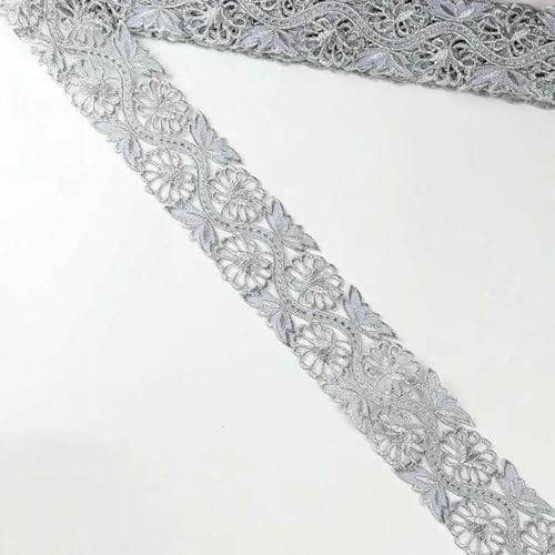 Yard/Lot Gold Silber Cos Kostüm Stickerei Spitzenbesatz Band Bühnenkleid Performance Kleidung DIY Applikation Patch Zubehör-10 Silber 6 cm breit-4 Yards pro Stück Yard/Lot Gold Silber Cos Kostüm Stickerei Spitzenbesatz Band Bühnenkleid Performance Kleidung DIY Applikation Patch Zubehör-10 Silber 6 cm breit-4 Yards pro Stück von SHHEG