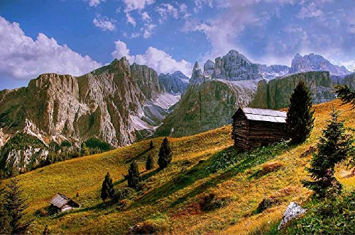 Italien Südtirol Landschaft Malen nach Zahlen DIY Unikat von SHILIHOME