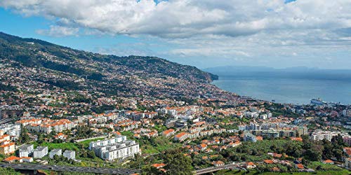 SHILIHOME Malen nach Zahlen, Malen-nach-Zahlen, Motiv: Landschaft Madeira, Insel Portugal, zum Selbermachen, einzigartig von SHILIHOME