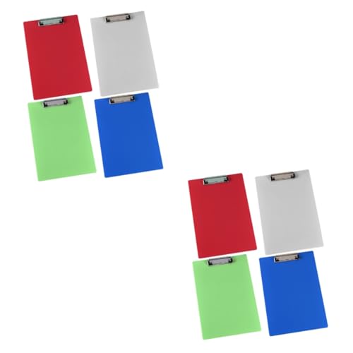 2 Sätze Klemmbrett-clip Klemmbretter Zeichnen Büroklammern Zwischenablage Planke Clips Write Board Papierklammer Organisator Für Papierakten Tragbares Klemmbrett Pp 4 Stück * 2 SHINEOFI von SHINEOFI