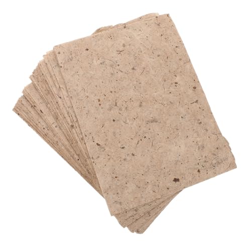 20st Maulbeerpapier Texturfaser Für Malpapier Selber Machen Reispapier Malen Handgeschöpfte Papiere Zubehör Für Scrapbooking-papier Decoupage-zeichenpapier Beige SHINEOFI von SHINEOFI