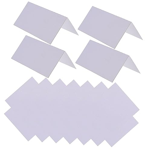 4 Sätze Sitz Karte Stereo Karte Leere Platzkarten Hochzeitsschilder Leer Tischkarten-party Tischnamensschilder Tischkarten Für Die Tischdekoration Papier Weiß 60 Stück * 4 SHINEOFI von SHINEOFI