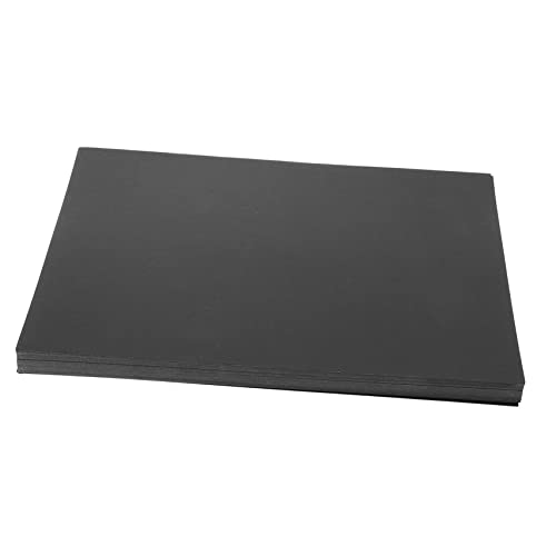 50 Blatt Papierstau Seidenpapier Für Taschen Pastell Weißes Papier Sammelalbumpapier Baupapier Verschiedene Farben Karton Druckbar Kräuseln Bastelpapier Konstruktionspapier Black SHINEOFI von SHINEOFI