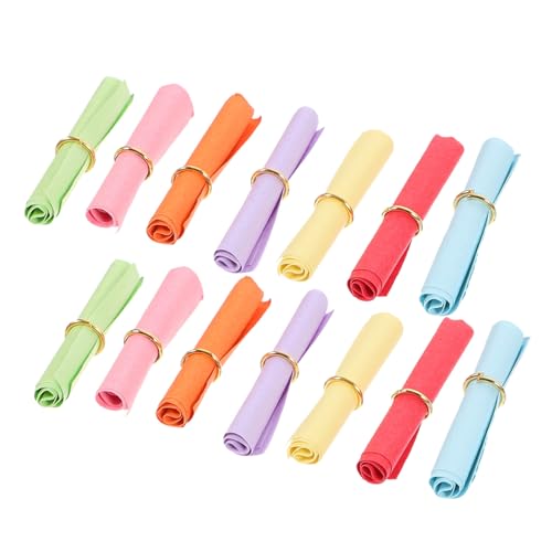 50 Stück Schreibpapierrollen Briefpapierrolle Winziges Scroll-nachrichtenpapier Glückspapier Farbiges Nachrichtenpapier Wunschpapierrolle Papierrollen Zum Schreiben Farbiges Papier SHINEOFI von SHINEOFI