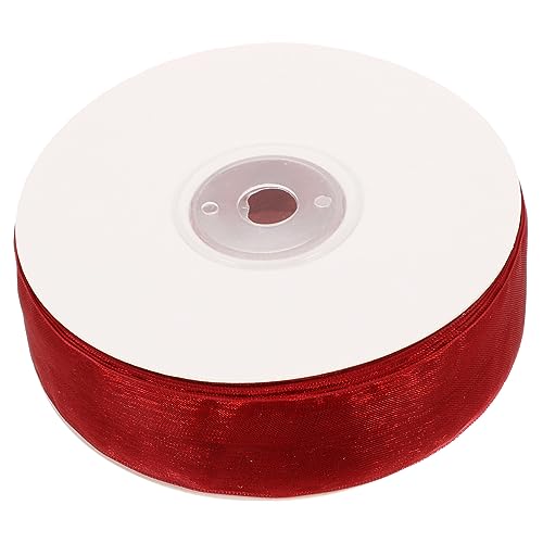 SHINEOFI 1 Roll Tulle Roll Dünnes Band Vorhandene Ribbon Cuttable Package Ribbon Festival Craft Ribbons von SHINEOFI