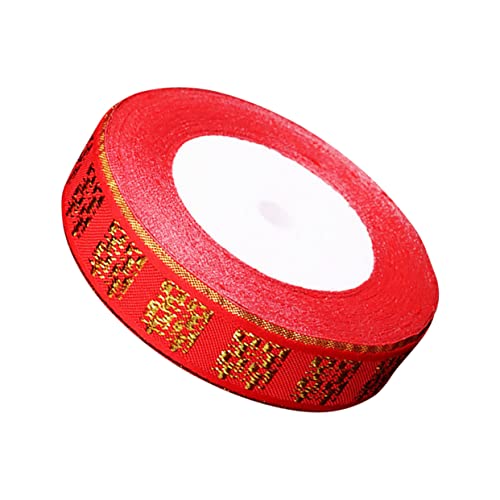 SHINEOFI 1 Rolle Hochzeitsband Regenbogen-curling-band Bögen Rotes Band Zum Einwickeln Jute Dekorationen Dekorativ Draht Chiffon Zum Einpacken Schleife Bänder Band-organizer Polyester von SHINEOFI