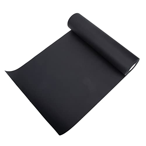 SHINEOFI 1 Rolle Rolle Rolle aus Kraftpapier verpackungsmaterial paketpapier geschenkpaket geschenksband verpackungspapier craft paper Geschenkpapier für Blumen Strauß Geschenkpapier Black von SHINEOFI