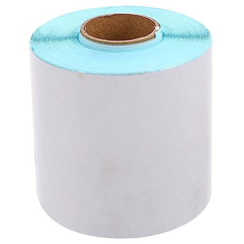 SHINEOFI 1 Rolle -barcode-papier Klebstoff Thermische Aufkleber Thermisches Etikett Etiketten Für Thermodrucker Selbstklebende Aufkleber Thermal- Mini Weiß Hitzeempfindliche Aufkleber von SHINEOFI