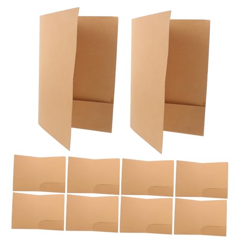 SHINEOFI 1 Satz Aktenhalter Bifold-aktenordner Erweiterbare Taschenordner Umschlagdateiordner Papier-organizer-ordner Präsentationsmappen Umschläge Für Dokumente Bürobedarf Kraftpapier 10st von SHINEOFI