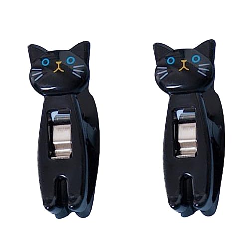 SHINEOFI 1 Satz Aufbewahrungsclip Für Katzen Entzückende Chip-clips Cartoon-katzenclip Büroklammern Abheften Cat Nip Katzenklammer Cartoon-kunststoff-clips Mehrzweck-clips P.s 2st von SHINEOFI