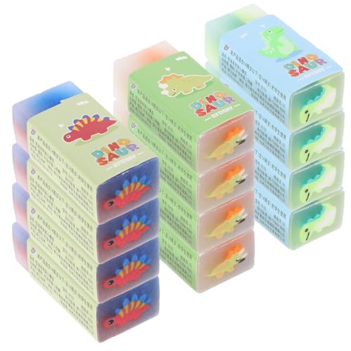 SHINEOFI 1 Satz Dinosaurier Radiergummi Mini- Waschbecken Radiergummis Zeichnen Tülle Briefpapier Erasers for Radiergummis Süß Fun Eraser Für Pvc 12st von SHINEOFI