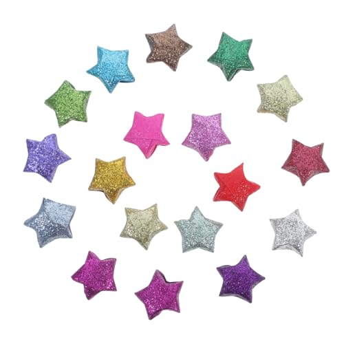 SHINEOFI 1 Satz Glitzernde Origami Papierstreifen Für DIY Bastelarbeiten Kinderbasteleien Glänzendes Papier Zum Falten Von Sternen Origami Stern Papierstreifen 360 Stück von SHINEOFI