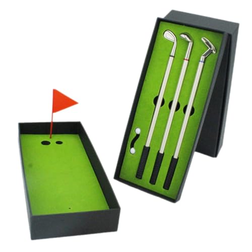 SHINEOFI 1 Satz Golfstift Golf Kugelschreiber Dekorativer Stift Golfkugelschreiber Minigolf Golf-stifte Golfgeschenke Strumpfwaren Golfschläger-kit Golfzubehör Aluminiumlegierung von SHINEOFI