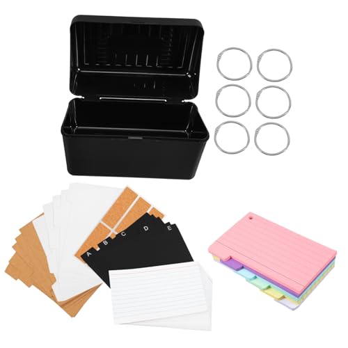 SHINEOFI 1 Satz Karteikartenhalter-set Karteikarten Beschriften Schlüsselanhänger Etiketten Für Obstbäume Outdoor-etiketten Thermoschutzschalter Karteikarten Mit Karteikarten Plastikpapier von SHINEOFI