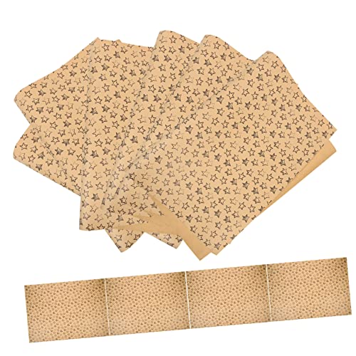 SHINEOFI 1 Satz Kraft-geschenkpapier Paketpapier Packpapier Verpackung Wickelpapier Präsentbox Band Schwarzes Geschenkpapier Kraftpapier Geburtstagsgeschenk Verpackungspapier 10st von SHINEOFI