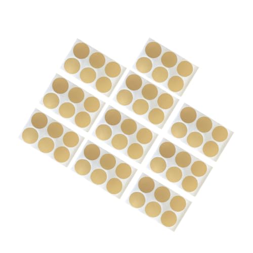 SHINEOFI 1 Satz Kratzaufkleber Rubbellose Rubbelkarte Scrapbooking Aufkleber Gewinnspiel Ideas Punkt Kratzen Aus Dekorative Aufkleber Etiketten Kleben Papier Golden 10 Blatt von SHINEOFI