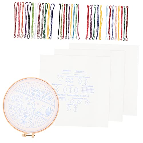 SHINEOFI 1 Satz Kreuzstich Bausatz Set zur Herstellung von Armbändern Stickset Kreuzstich-Set Kunst-Kit embroidery kit embroidery set Stickerei-Kits professionelles Nähset Polyester von SHINEOFI