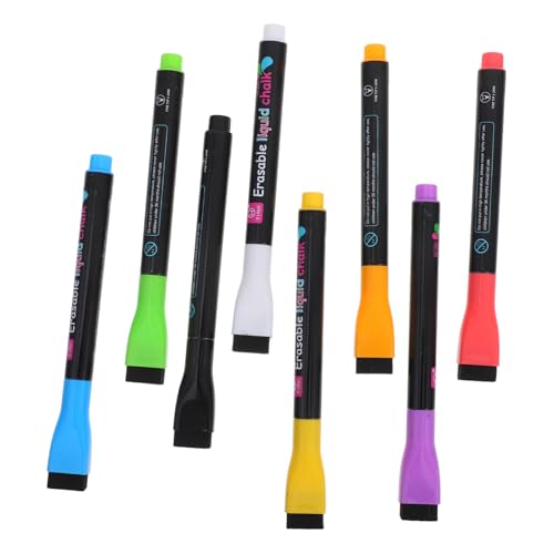 SHINEOFI 1 Satz Löschbarer Lampenstift Magnetische Whiteboard-marker Trocken Abwischbare Marker Für Kinder Trocken Abwischbare Marker Für Kleinkinder Flüssigkreidemarker Tafelmarker Pp 8st von SHINEOFI