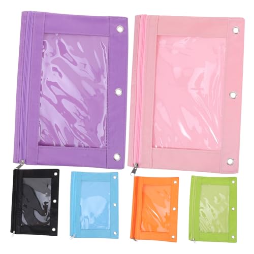 SHINEOFI 1 Satz Papiertüte Mit Reiß Verschluss Schnellhefter Federmäppchen Spannverschluss Stifthalter Reißverschlüsse Organizer Handtasche Aufbewahrungsbeutel Pvc 6st von SHINEOFI