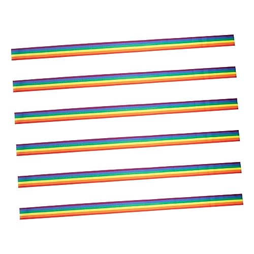 SHINEOFI 1 Satz Schlüsselanhänger Mit Regenbogenflagge Selbstklebende Spiegelgirlande Mini Pantoffel Anhänger Klebrige Dekoration Paradetopf Bodenstehender Ventilatordeckel 6 Stück von SHINEOFI