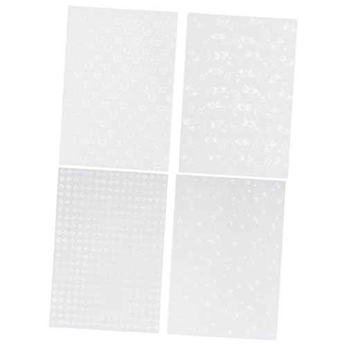 SHINEOFI 1 Satz Scrapbook-papier Punkt Gaffers Tape Ausschnitte Decoupage Paper Schmierpapier Klebstoff Taschentuch Scrapbooking -vorräte Schrott Kit Zur Papierherstellung Weiß 40 Blatt von SHINEOFI