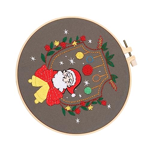 SHINEOFI 1 Satz Stickerei Stanznadel-Kits Stickset für Anfänger Stickset für Bausatz Bausätze embroidery kit embroidery thread Nähgarne für zu Hause stickzubehör selber machen Bambus von SHINEOFI