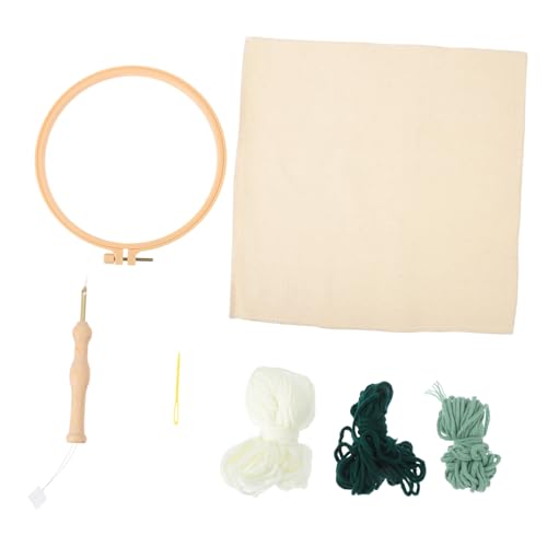 SHINEOFI 1 Satz Stochermaterialpaket Mannschaft Bausätze Bausatz Stich sticken für anfänger stickmuster stickerset Material zum Sticken mit Stanznadeln DIY-Stickzubehör Metall von SHINEOFI