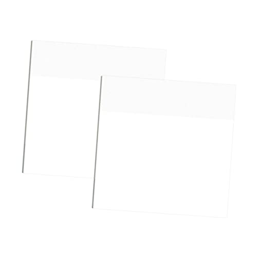 SHINEOFI 1 Satz Transparente Haftnotizen Whiteboard Pastell-textmarker Bretter Transparent Memo Pads Pvc Material Memo Pads Büronotizen Notizzettel Für Schüler Pvc Selbstklebend 200 Blatt von SHINEOFI