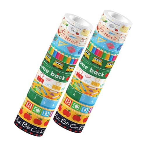 SHINEOFI 1 Satz Transparentes Rollband Herstellung Abdeckband, Dekoratives Klebeband -band Dekoration Schrott Streifen Anime Rosa Sammelalbum Für Notizen Aufkleber 12rollen SHINEOFI 1 Satz Transparentes Rollband Herstellung Abdeckband, Dekoratives Klebeband -band Dekoration Schrott Streifen Anime Rosa Sammelalbum Für Notizen Aufkleber 12rollen von SHINEOFI