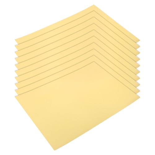 SHINEOFI 10 Blatt Metallic-Kartonpapier Glänzendes Spiegelpapier Glitzerpapier Reflektierendes Schimmerpapier Für Einladungen Kartenherstellung Diy-Kunsthandwerk Goldfarben von SHINEOFI