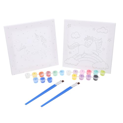 SHINEOFI 10 Sätze Farb- und Dekorationsmalerei bastelset basteln für Acrylmalerei bastelzeug für bastelsets für dekorative Kindermalerei DIY-Acrylgemälde Plastik von SHINEOFI