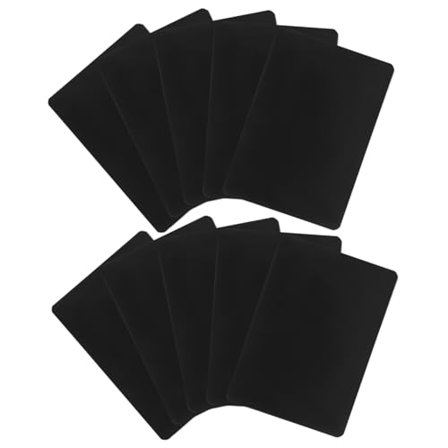 SHINEOFI 10Pcs Lebensmitteletikett preisschild tags Verkaufsschild Werbeschild werbetafel Mini-Tafelschilder Zeichen Regaletikettenanhänger stabiler Tafeln zeichnen Abs Black von SHINEOFI