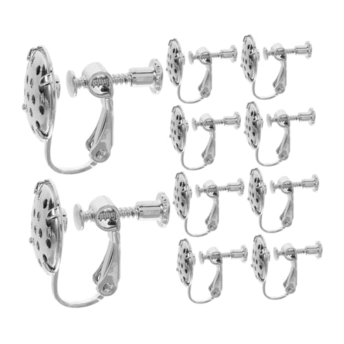 SHINEOFI 10st Duschkopf-ohrringe Ohrschmuck Diy Handgefertigte Ohrhaken Set Zur Herstellung Von Tropfenohrringen Handgefertigter Ohrring Ohrhaken Selber Machen Schmuckzubehör Metall Silver von SHINEOFI