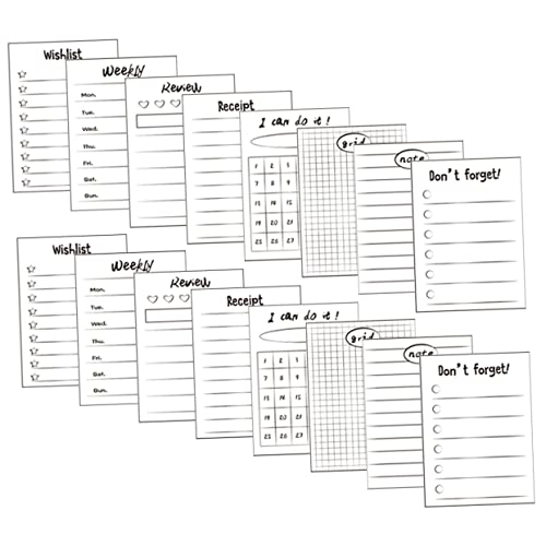 SHINEOFI 16St Schüler-Notizblöcke Punkt Notizblock praktische Notizblöcke Junk-Journal-Kit Planblock Antihaft-Notizblöcke einfache Notizblöcke tragbare Notizblöcke kleines Zettelchen Papier von SHINEOFI