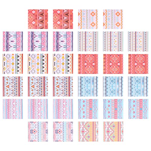 SHINEOFI 1Set Origami Druck Faltpapier Bastelbedarf Bastelpapier Künstler Bastelpapier Bastelpapier Für Stil DIY Papier Heimwerkerbedarf Buntes Doppel Offset Papier 100pcs von SHINEOFI